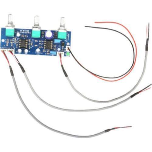 NE5532 2.1 Channel Subwoofer Low Pass Filter Pre AMP Amplifier Board 12~24V DC