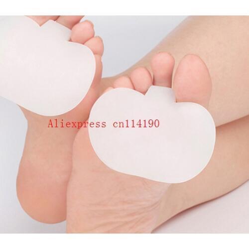New thick Medical Silicone Toe Pads Gel Forefoot Pad Feet Care High heels footPad Half Insole Foot Care Sore Feet Pain Pedicure