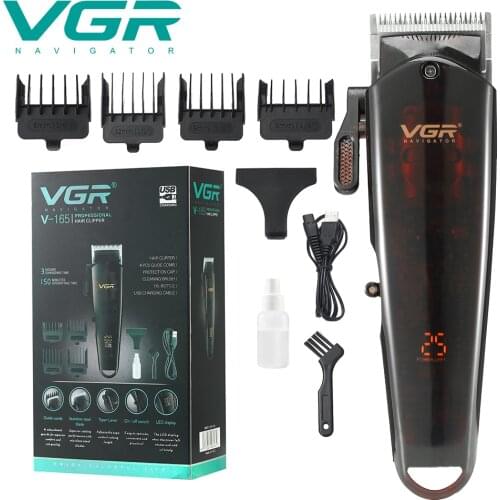 Ourwork hairdresser new professional electric push scissors electric USB rechargeable hairdresser mens V165