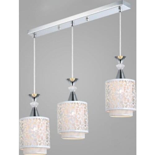 Simple iron 3 head Ceiling lamp E27 bulb led lamps Modern Ceiling lighting living room led lustre Ceiling lamps