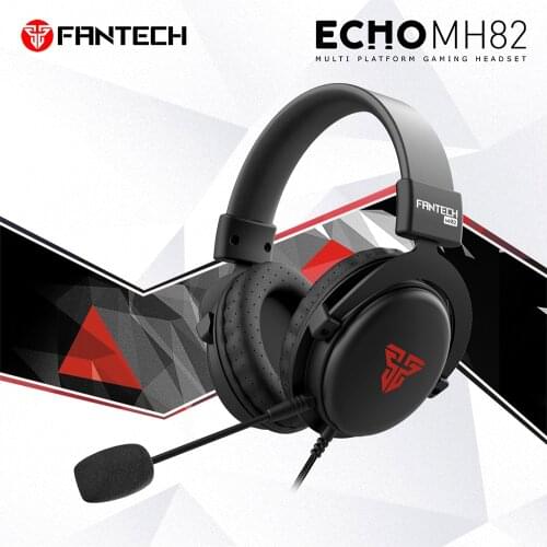 FANTECH MH82 3.5MM Plug Gaming Headphones Wired PC Stereo Earphones Headphones With Microphone For Profession Gamer FPS Game