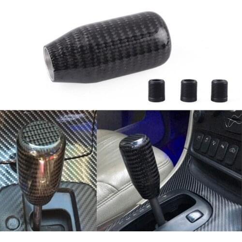 Carbon Fiber Style Useful Manual Stick Gear Head Lightweight Gear Shift Knob Corrosion-resistant for Car