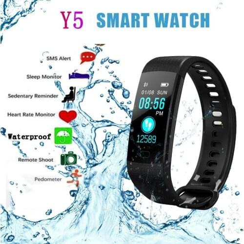 Color Screen Smart Wristband Watch Waterproof Heart Rate Activity Fitness For Phone