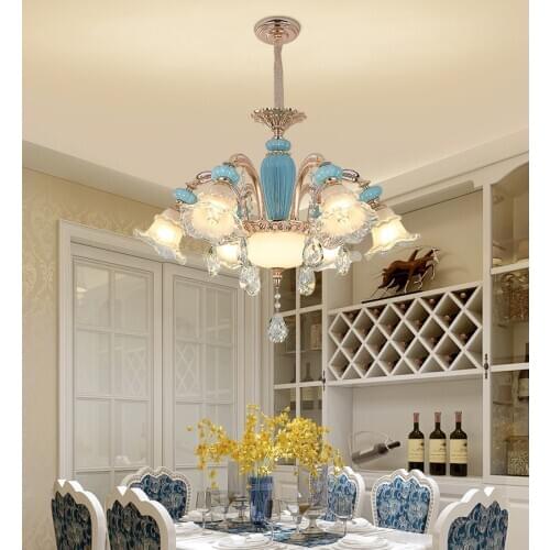 Modern Crystal Chandeliers Home Lighting lustres de cristal Decoration Luxury Candle Chandelier Pendants Living Room Indoor Lamp