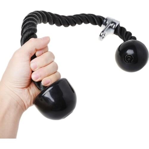 Gym Fitness Equipment Tricep Rope Biceps Strength Training Bodybuilding Exercise