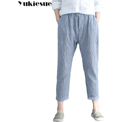 YUKIESUE Women's Linen Trousers