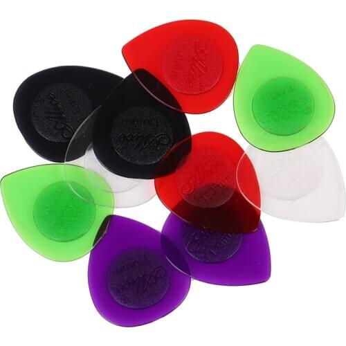 10Pcs Acoustic Electric Guitar Bass Picks Plectrums Small Size 1 mm 2mm 3mm