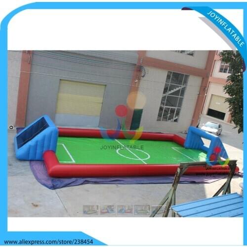12*7M New Soccer field Inflatable Football Games Inflatable Team Soccer Games for Playground