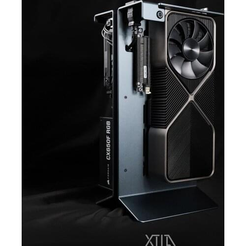 [xproto-l] xtia open type, a4itx ATX power supply, portable, all aluminum vertical chassis frame XPL