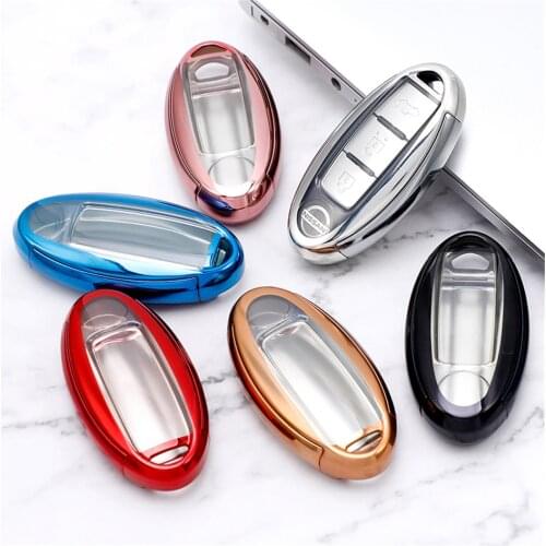 Full Protection Car Key Case Cover For NISSAN Key Waterproof TPU Key Shell For NISSAN Qashqai J10 J11 Juke T32 Note Car Styling