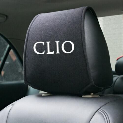 1pcs car headrest cover auto fit for Renault CLIO koleos duster megane 2 logan Car Seat Cover