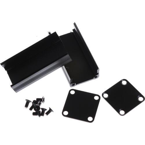 1Set 50x25x25mm Black Enclosure Electronic Project Case For PCB Extruded Aluminum Box Case Accessories