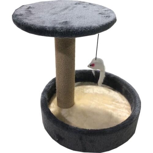 Cat Tree House Cat Scratchers Climbing Frame Climbing Frame With Hammock Table Small Pet Cat Toy Kitty Play House For Kitten
