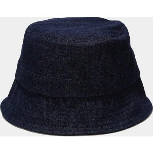 Denim Ripped Bucket Hats Fashion Casual Hip Hop Men And Women Fisherman Hat Wholesale Fashing Cap 1 buyer