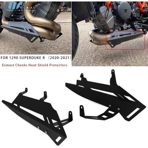 Motorcycle Exhaust Muffler Pipe Heat Shield Cover Heel Guard Protection For 1290 SUPERDUKE R 2020-2021 1290SUPERDUKER 2020 2021