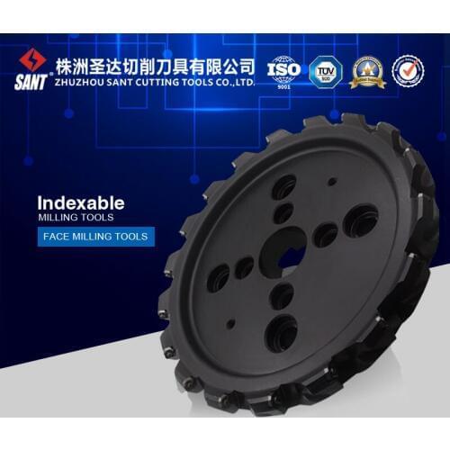 Wear-resistance indexable face milling cutter tools for CNC lathe machining