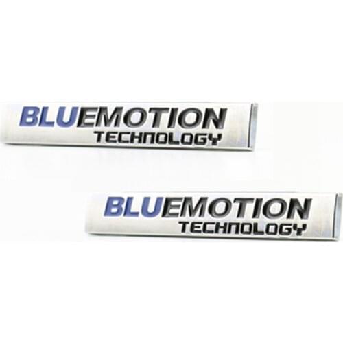 3D Metal Car Sticker Auto Badge Emblem Decal For VW Volkswagen Bluemotion Technology Golf Polo Passat Touareg Tiguan Car Styling