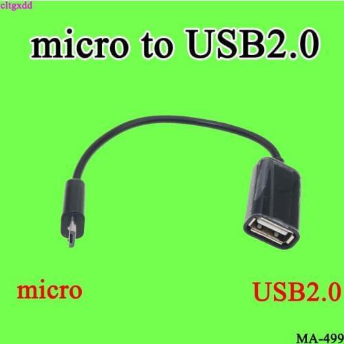 Micro USB OTG Adapter Cable USB 2.0 Connector Cord for Android Xiaomi Redmi USB2.0 Male to Micro Type-A Female Adapter Cord