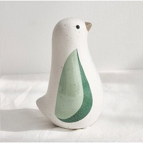 Arrival Nordic Creative Ceramic Bird Figurines Home Decoration Accessories Party Crafts Animal figure Living Room Ornaments