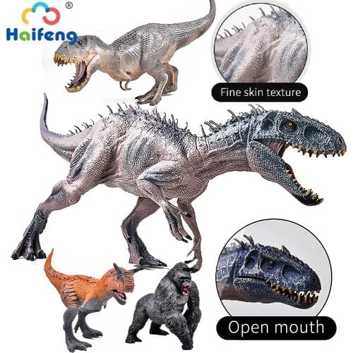 Original Dinosaurs Jurassic World Children Toys Figures Skin Texture Animals dinosaur figures Model Toy For Boy Educational toys