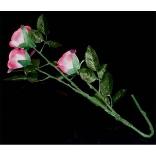 Lighting Rose Queen (3 flowers,Charge version) Magic Tricks Magician Stage Bar Party Wedding Gimmick Prop Comedy Accessories