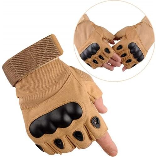 Outdoor Half Finger Riding Gloves Tactical Gloves for Motorcycle Cycling Army Climbing Hiking Hunting Outdoor Sports Gear Gloves
