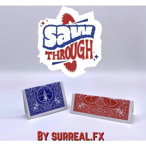 Saw Through by Surreal.FX Magic Tricks Magia Magician Stage Classic Toys Illusion Gimmicks Prop Funny Mentalism