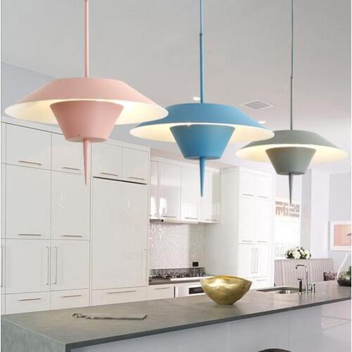 Restaurant 1 pcs Color Pendant light salon hanging lamp for Dining Room Novelty Cafe lighting club dining Lamp indoor Lighting