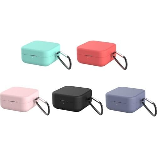 Silicone Earphone Case for Xiaomi Air2 SE Earpod Bluetooth Earphone Protective Cover Portable Silicone Case Cover