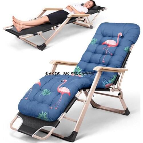 Folding Recliner Lunch Break Office Multifunctional Bed Backrest Lazy Portable Home Easy Chair Nap Chair