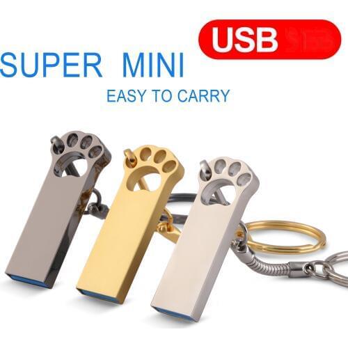 USB Flash Drive Metal Pendrive128GB High Speed USB Stick 32GB Pen Drive 64GB waterproof 16GB USB Flash 8GB 4GB Free adapter