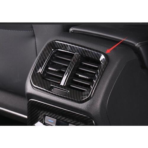 High quality interior ABS carbon fiber Rear control outlet decoration 2017 FOR Tiguan MK2