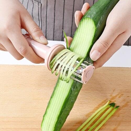 3 in 1 Multifunctional Fruits And Vegetables Cutter Portable Fruit Potato Peeler Carrot Grater Cucumber Slicer Kitchen Gadgets