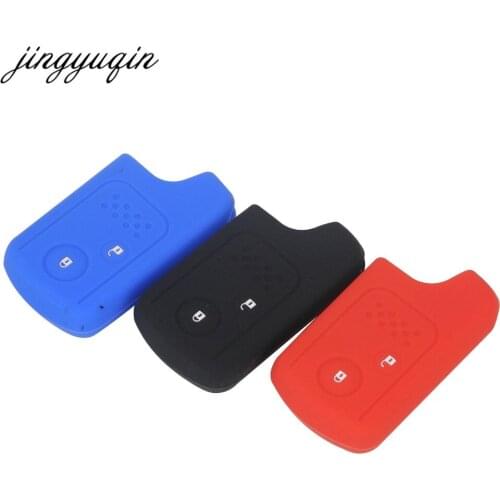 30pcs/lot 2 Buttons Silicone Car Key Case For Honda Accord Fit CRV CIVIC Remote Keyleass Protector Cover