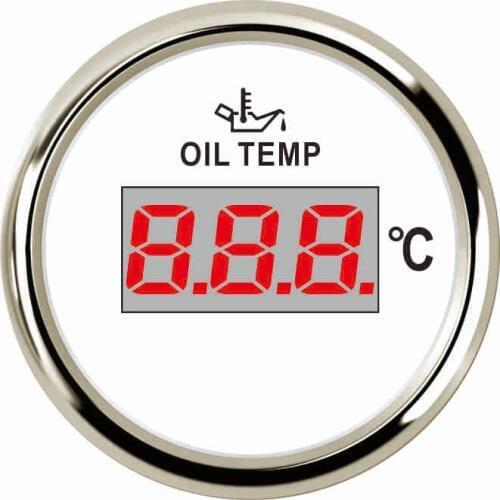 52mm Digital Oil Temp Gauge 10-150 degree With Backlight 12V/24V
