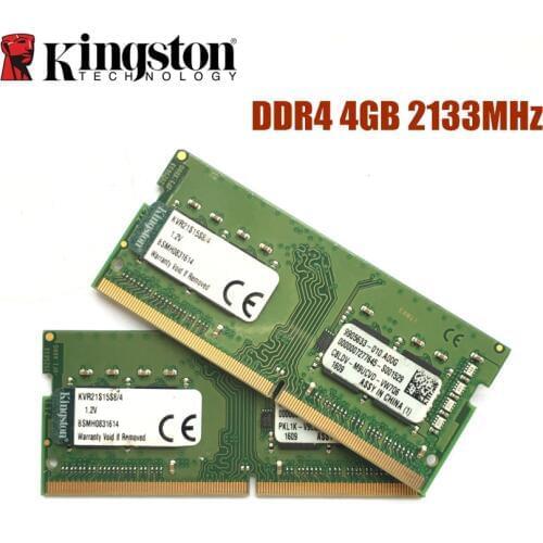 Used Kingston DDR4 4G Laptop Memory RAM 4GB PC4 2133 2400 Memoria DRAM Stick for Notebook 100