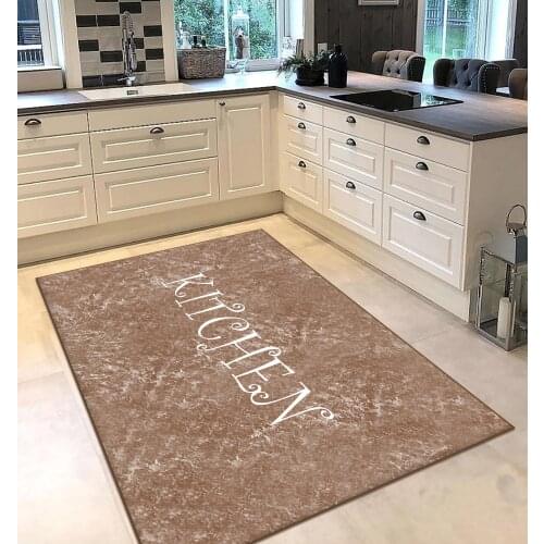 Brown white color dining pattern kitchen rug modern carpet rug personalized gift free shipping kitchen grey runner