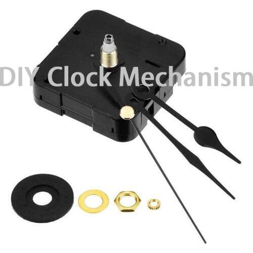 Non-TickingClock Mechanism Classic Hanging Quartz Watch Round Wall Clock Movement Mechanism Parts Repair Replacement Need Tools