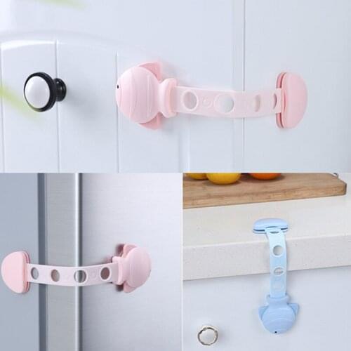 Cute Fish Shape Drawer Door Cabinet Cupboard Safety Locks Baby Kids Safety Care Plastic Locks Straps Infant Baby Protection
