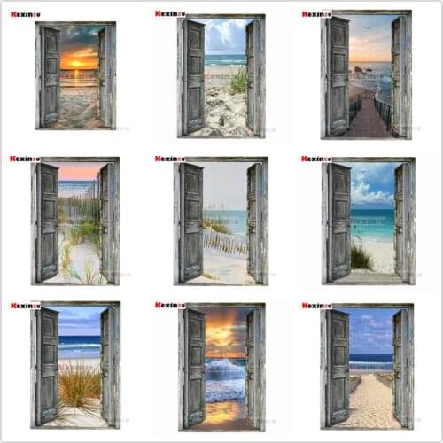 Full 5D DIY Square/Round Diamond painting Kit Cross stitch Door Scenery 3d embroidery mosaic Home Decoration Wall sticker Gift