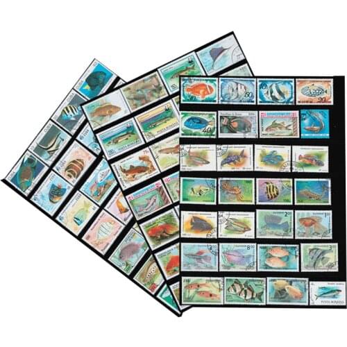 50 CPS Topic Marine Organism Fish Unused Postage Stamps With Post Mark Collecting