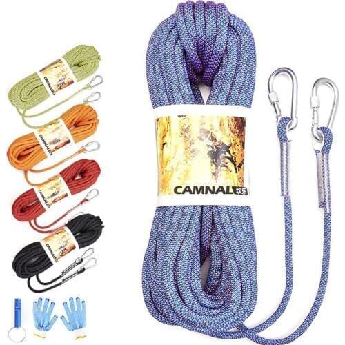 New High Quality Outdoor Climbing Rope 10.5mm Diameter Safety Rope Nylon Rescue Wear-Resistant