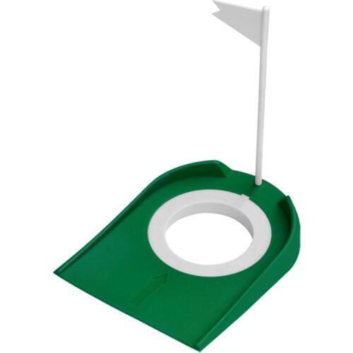 New Golf Putting Practice Cup Golf Putting Green Regulation Cup Hole With Flag Indoor Training Practice Aids