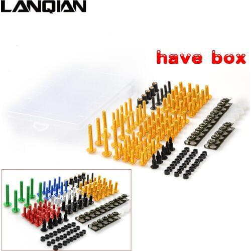 Motorcycle CNC Aluminum One Set Fairing body work Bolts Screws For 390 200 125 RC125 RC200 RC390 2013-2015 13 14 15