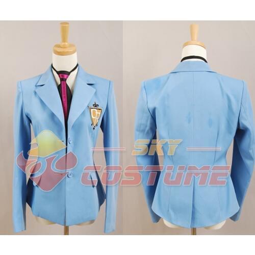 Ouran High School Host Club School Uniform Boy Jacket Coat Blazer Tie Party Halloween Anime Cosplay Costume