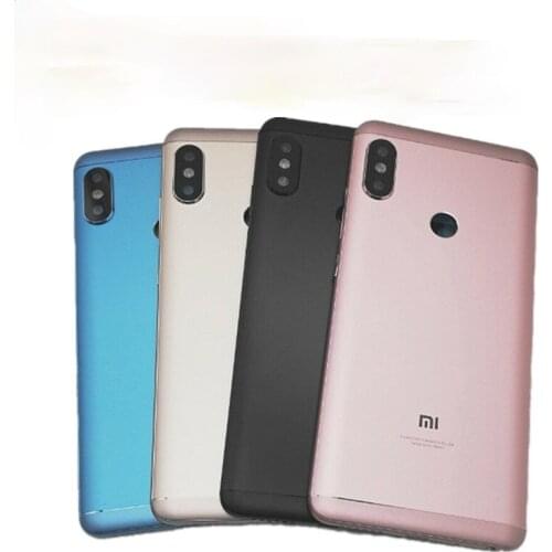 Original 5.99" Back Battery Cover Case Housing+Side Buttons+Flash Camera lenses For Xiaomi Redmi Note 5 Redmi Note5 Pro
