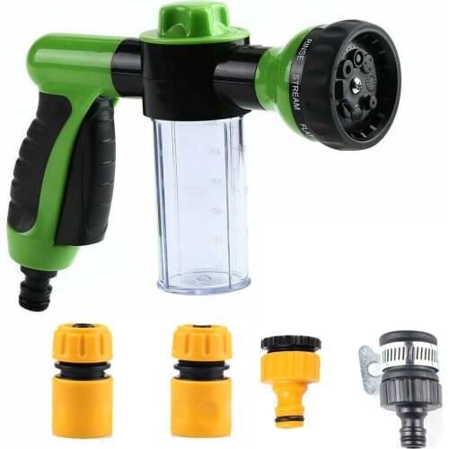 Portable Foam Lance Water Gun High Pressure 3 Grade Nozzle Jet Car Washer Sprayer Cleaning Gun Car Wash Tools Garden Water Guns