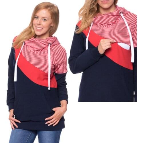 SINTEYFOISON Maternity Hoodie