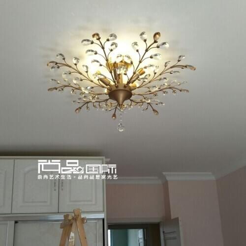Modern Lustre Led Crystal Chandelier Lighting Ceiling Chandeliers Light Lamparas De Techo Hanglamp Suspension Luminaire Lampen
