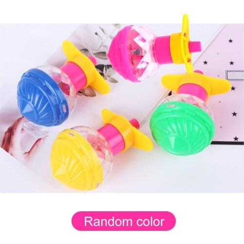 Luminous Plastic Spinning Gyro Gyroscope Spinner for Kids 3-6 Years Old